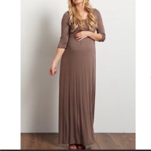 Pink Blush Maternity Dress
